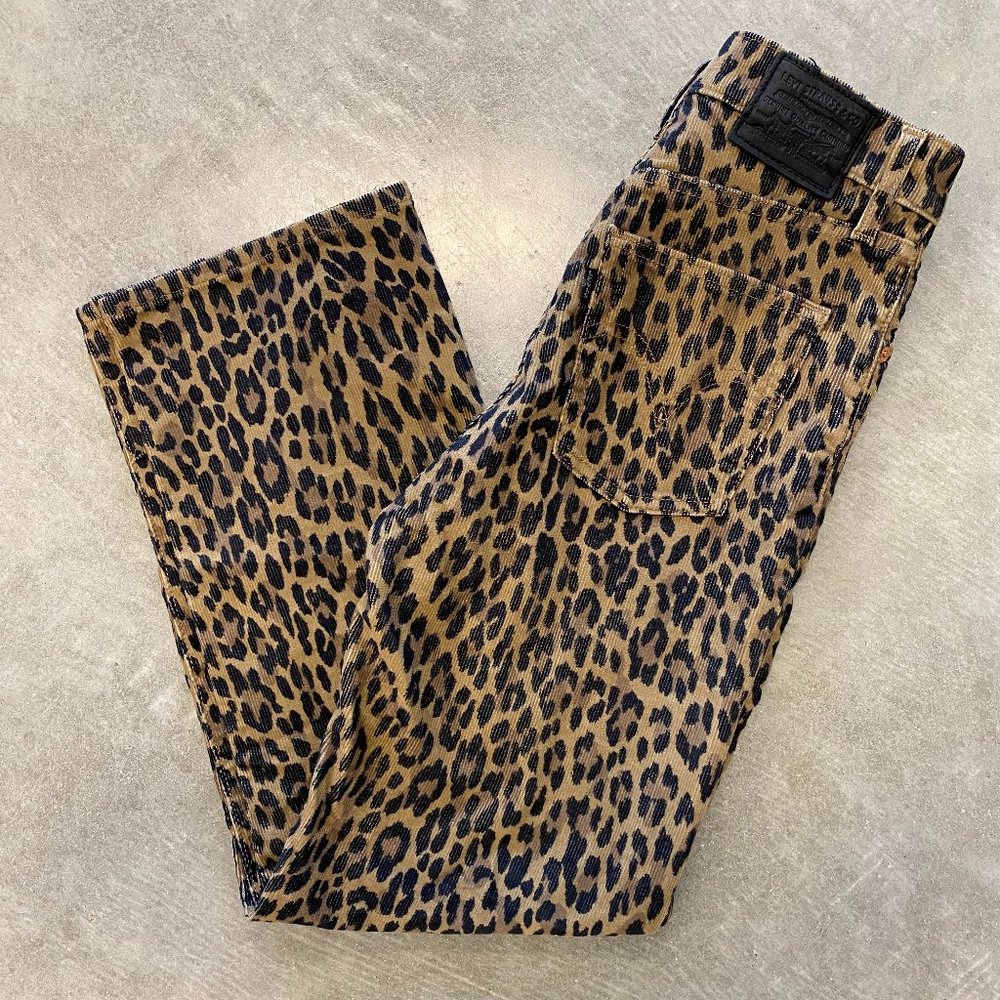Leopard Corduroy Levi's